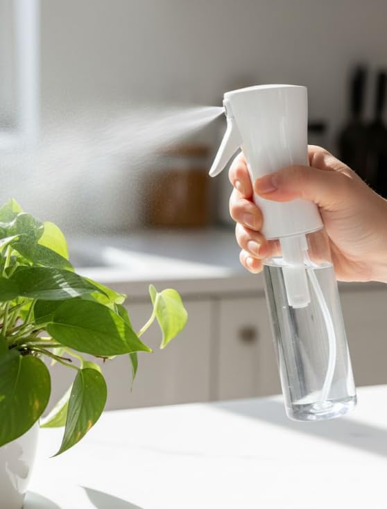 Plastic Spray Bottle Large Size Spray Bottle Multifunctional Hand Mister Diffuser for Hair Air Freshener Oil Plants -Multi Color