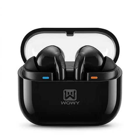 Earphone WOWY SPRO3 High Quality, Bluetooth Headset with Charging Case Noise Cancelling In-Ear Headphones Wireless Earbuds for iPhone Android