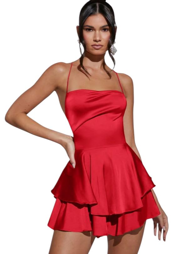 Women Layered Long Dress Lingerie