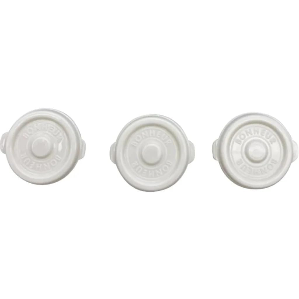 Set of 4 Sauce Canisters 46ml Each with Airtight Lids Round and Oval Shape to Serve Sauces in a Tidy and Neat Way on Counter and Kitchen