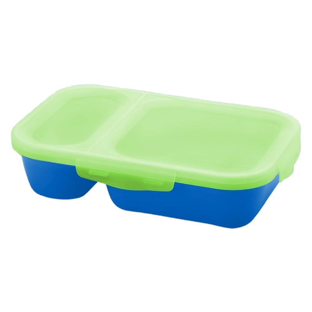 Smash Lunch Box Duo Bento 680ml Blue/Green