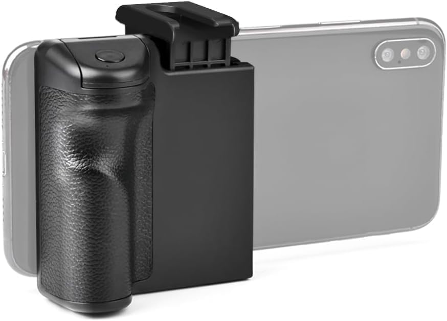 Professional Smartphone Camera Handle – Portable Stabilizer with Wireless Shutter Remote for Content Creators