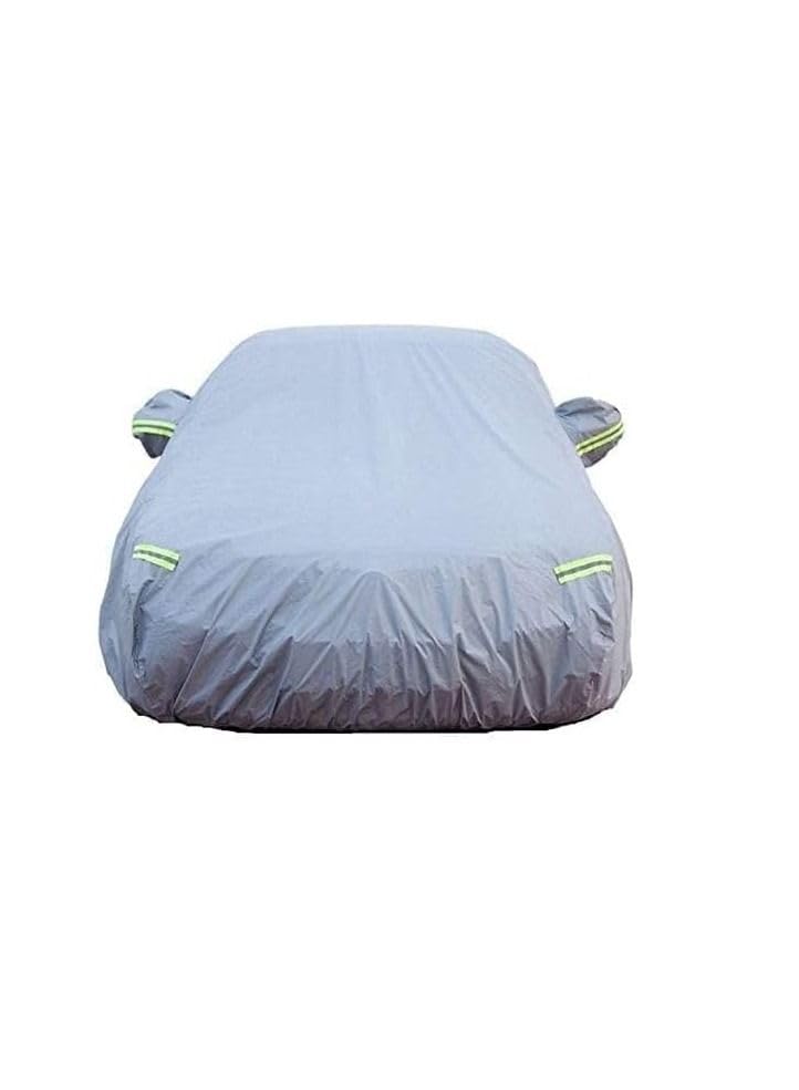 Waterproof Car Cover with Reflectors, Double Layer, Universal Fit for Mercedes-Benz E 240, Multicolour