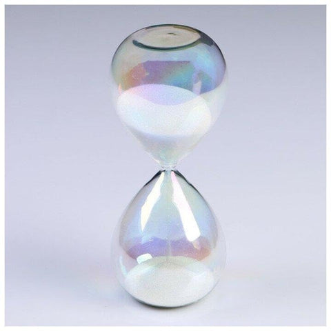 Decorative Timer - Unique Glass Hourglass for Home Decor and Gifting in Varied Sand Colors (model 2-20c)