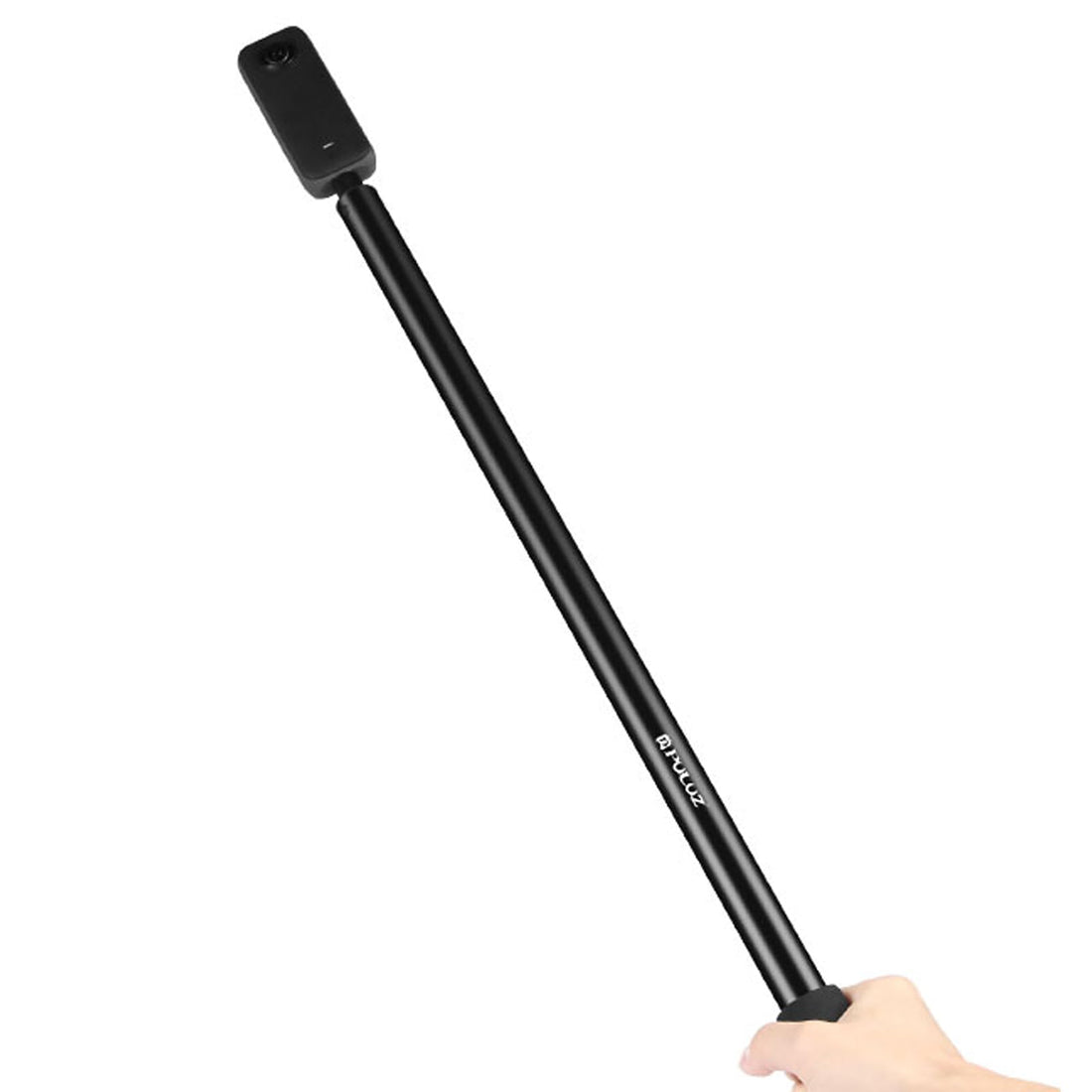 PULUZ 118"/3m Selfie Stick for Action Cameras Aluminium Alloy Long Extension Monopod Compatible with Smartphone,Insta360 X3,Theta SC Portable Travel Accessories