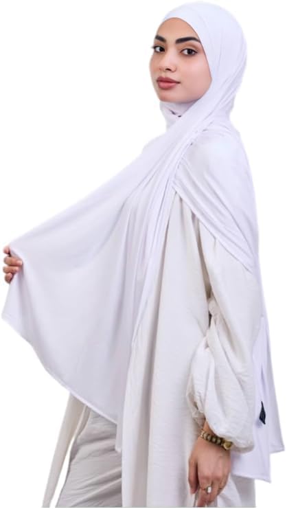 Cotton Gel Scarf for Women, 100% Pure Cotton, Seamless, Adjustable Drawstring Bandana, Solid Colours, Soft Head Cover