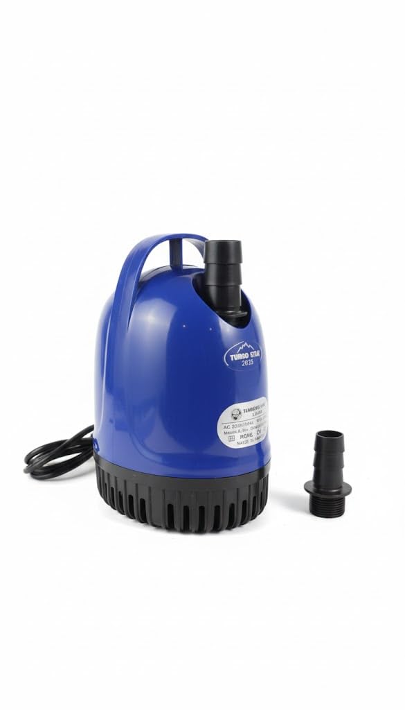 Meridian 300W Submersible Water Pump, High Efficiency Electric Pump for Swimming Pools, Garden Ponds, Water Transfer - Blue