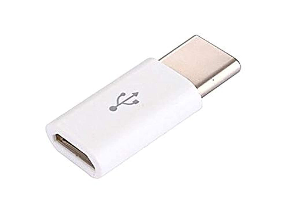Converter Micro Usb 2.0 Adapter To Usb Type C Otg - White