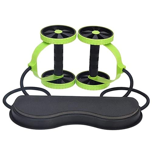 Ab Wheel Roller Sport Bodybuilding Revoflex Xtreme Dobule Wheels AB Roller Pull Rope Abdominal Trainer Gym Equipment Abs Traineryogu77_ with two years guarantee of satisfaction and quality