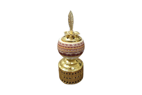 Generic Elegant Incense Burner - Gold