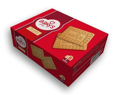 Baky's Plain Biscuit 6-Packs