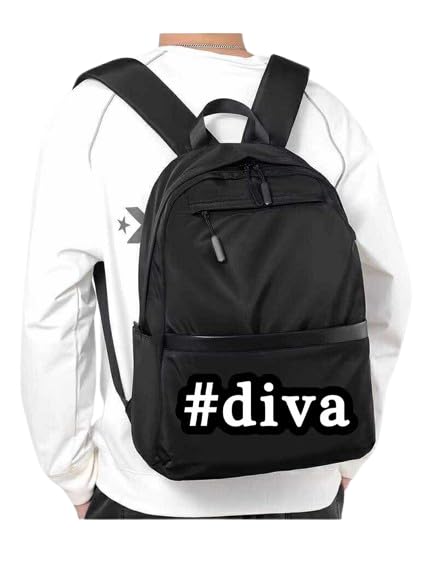 #diva Black back bag