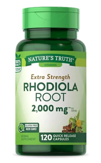 Rhodiola Rosea Root Extract – Adaptogenic Herbal Support – 120 Capsules
