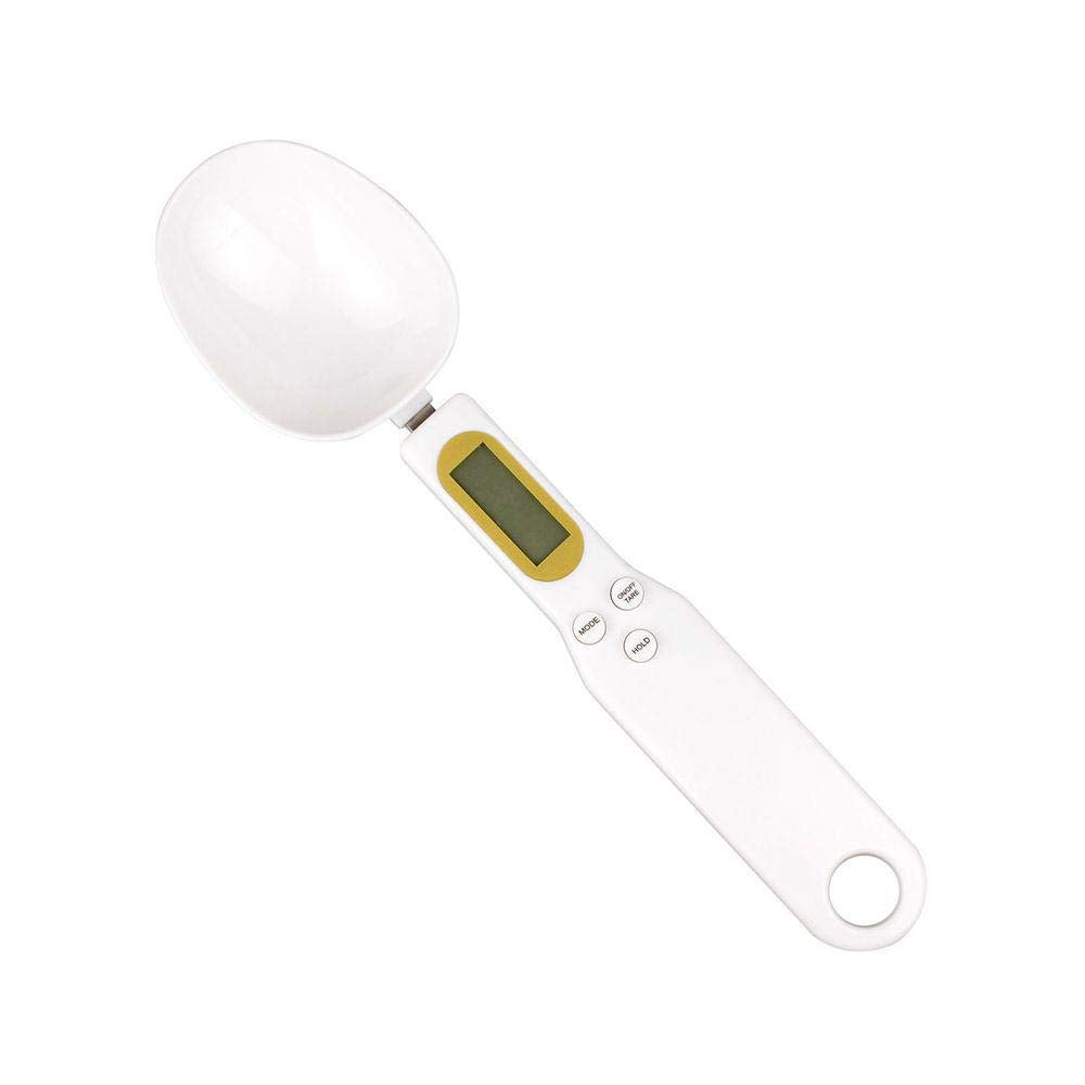 Kitchen Electronic Spoon Weight Scale Gram Digital White