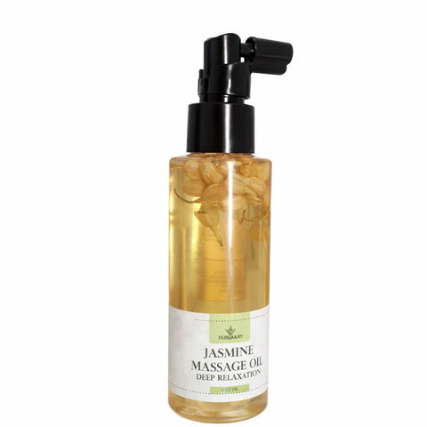 TAZEMMURT Jasmine Massage Oil, Natural Jasmine Infused Body Oil, Relaxing and Nourishing, Lightweight Non-Greasy Formula, 100ml