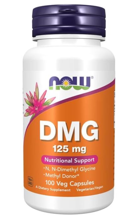 Premium Vital DMG 125mg - 100 Capsules - with Practical Pill Box - Oxygen & Performance Rhythm Matrix - Immune Shield - Non-GMO - Cellular Energy Integrity
