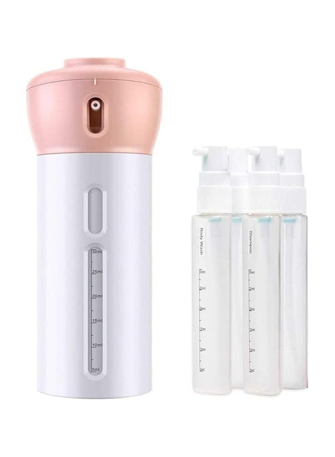 Travel Bottle 4 in 1 Portable Leak Proof Rotatable Travel Bottle for Liquid Lotion Shampoo Cosmetic Shampoo Shower Gel etc Portable Leak Proof