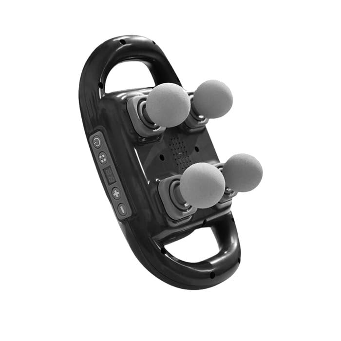 Back Pain Relief Massager for Leg, Neck, Shoulder, Body, 6 Massage Modes, Back with 4 Heads