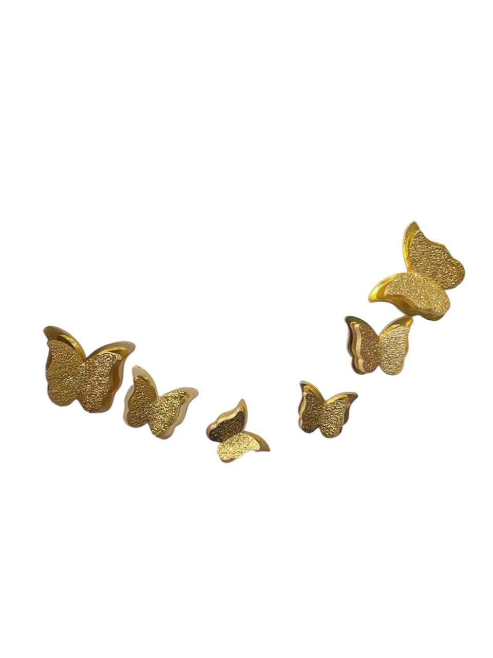 Butterfly Trio Studs - Gold