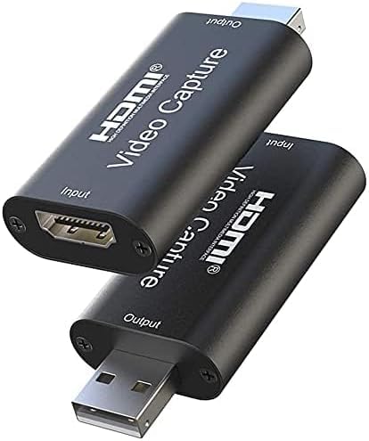 HDMI to USB 2.0 Video Capture Device – 4K Input, 1080P Output – Plug & Play for Streaming, Recording, and Live Content Creation