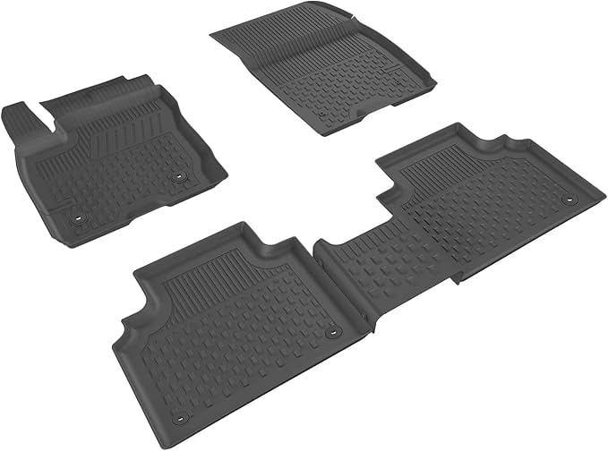 Car Mat (Sahler) Compatible with OPEL - Grandland Model 2017+ Full Set, Custom Design, Waterproof, Non-Slip, Easy to Clean, Suitable for All Seasons - Turkish Made