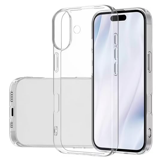 Compatible with iPhone 17 Case Crystal Clear, 3X Anti-Yellow & Virgin TPU, Protection, Slim Transparent Women Men Funda para for iPhone 17 Case Clear