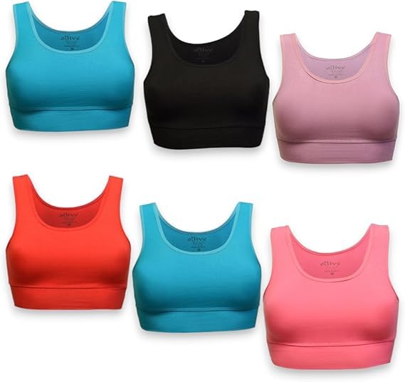 Olive Soft Bra - Comfort And Elegance That Last All Day - 3 Pieces - Available In Different Sizes