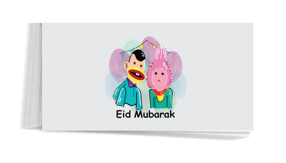 10 pcs Ramadan Eid Mubarak Money Envelopes For Kid # 0011