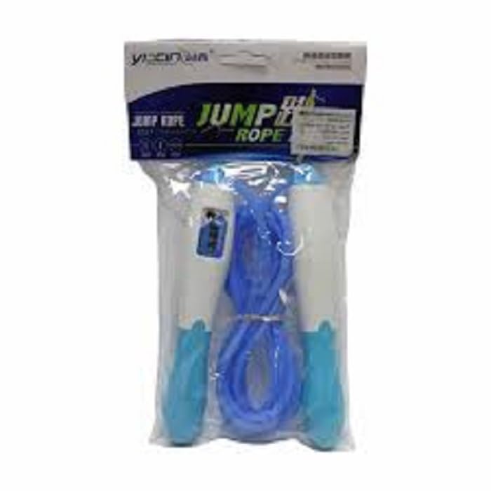 Rubber Skipping Rope – Durable Fitness Jump Rope with Comfortable Handles for Cardio, Endurance & Workout Training - Multicolor