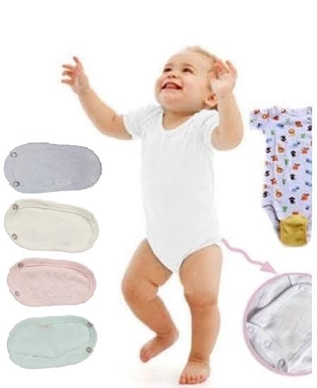 Salopet Extender for Newborn Babies 100% Cotton Healthy Soft and Safe Jumpsuit Extender Extension The Perfect Solution for Your Baby's Comfort!