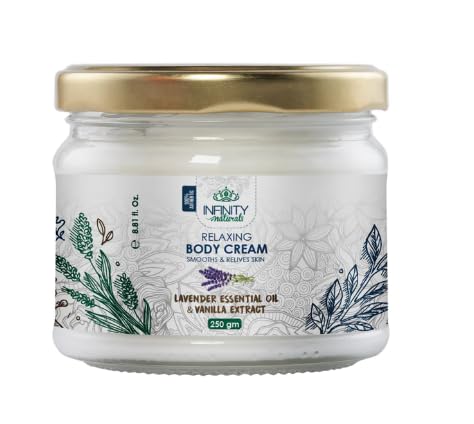 Infinity Relaxing Body Cream Lavender Essential Oil & Vanilla Extract 250ml