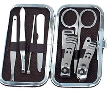 Personal Care Supplies (6 Pieces Stainless Steel Nail Clipper Set for Men and Women with Carry Case for Travel Home Nail Care Accessories)