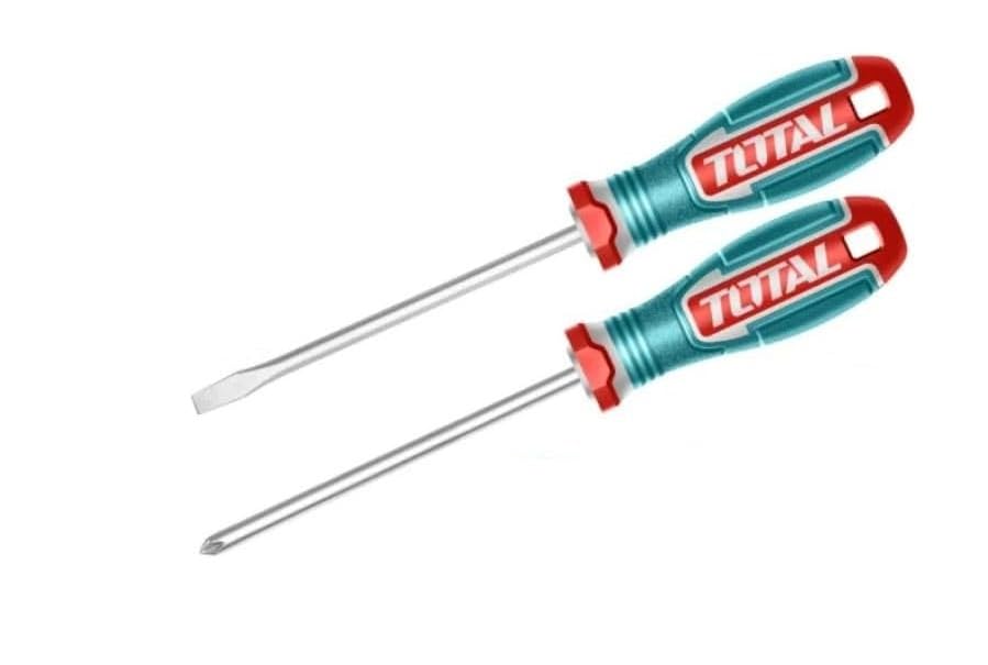 TOTAL 2 Pcs screwdriver set TKSDS0226