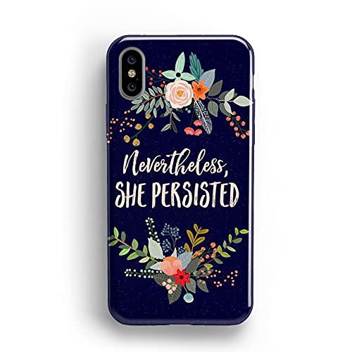 She Persisted Back Cover For Apple Iphone X - Multi Color