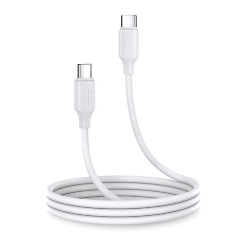 Joyroom JR- S-CC060A9 60W Type-C-to Type-C-Fast Charging Data Cable 1m-White