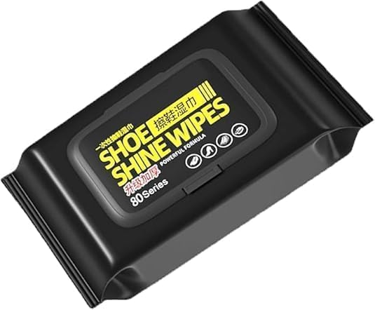 Shoe Polish Wipes, High Potency, Series 80, 80 Count