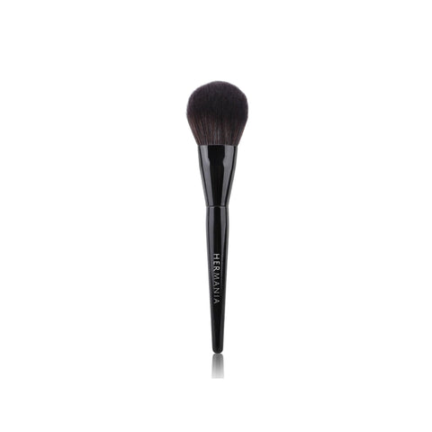 Hermania Fluffy Powder Brush Premium Quality Synthetic Hair Makeup Applicator Wooden Handle for Blush Bronzer Powder Tool (F20)
