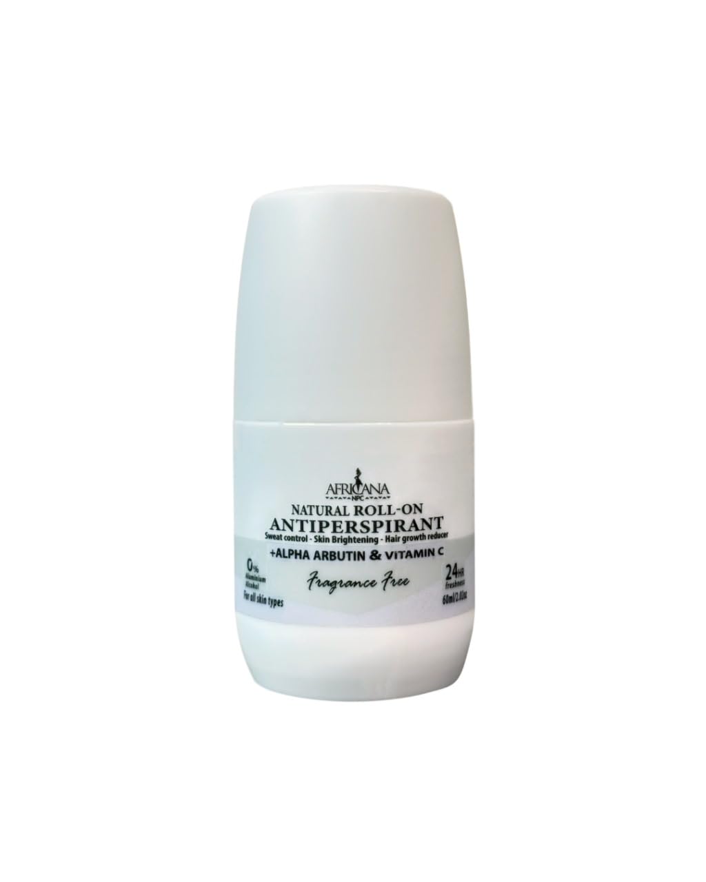 Africana Natural Deodorant Roll-On – Fragrance Free