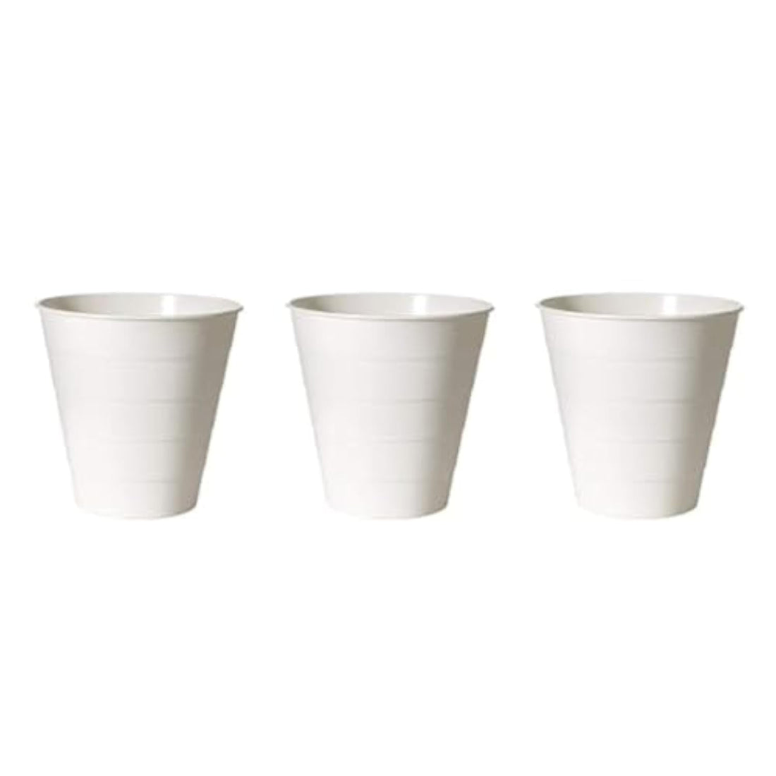リス FNISS IKEA Trash Can Bin (White) - Set of 3 Bins
