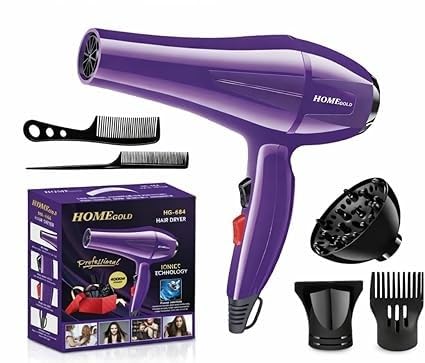 Hair Dryer 5 in 1 4000W Multi Settings with Ionic Technology and Overheat Protection HG-684