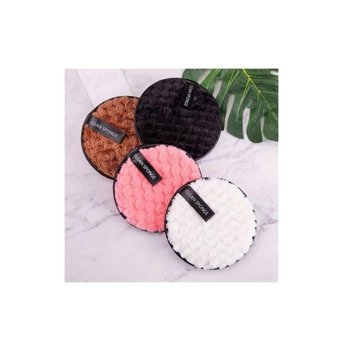 Microfiber Face and Body Cleansing Sponge (Random Colors)