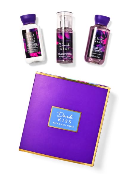 Bath Body Dark Kiss Mini Gift Box Set Mini Gift Box Set travel size ultimate hydration body lothion (70g), body wash (88ml) and fine fragrance mist (75ml)