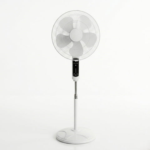 Electric Column Fan with Remote Control | 5 Blades for Maximum Airflow & 3 Variable Speeds – Smart Timer Up to 60 Minutes & Quiet Modern Design