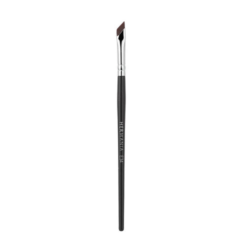Hermania Ultra Thin Fine Blade Eyebrow Brush for Gel Pomade Eyeliners Microblading Eyebrows Filling Detail Contour Flat Angled Precise Detail Hair by Hair Eyebrow Makeup Brush Tool (E34)