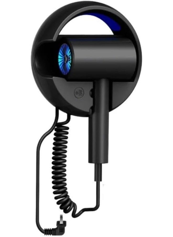 Hair Dryer 3000W – Professional Wall-Mounted Electric Blow Dryer with Night Light for Hotel, Home & Salon Use, Negative Ion, Fast Drying, Secure Restroom Installation, HG-700