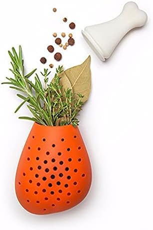 Large Silicone Tea Infuser Heat Resistant Herb Strainer for Kitchen Practical Loose Leaf Tea Filter Reusable Infuser for Hot Drinks and Herbal Mixes