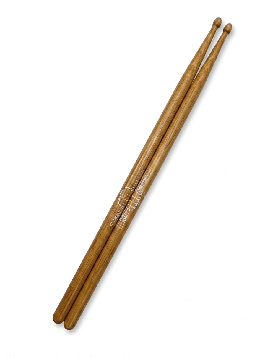 Drumsticks 5A Drum Sticks Lightweight Durable Maple Drum Sticks Musical Instrument Accessories for Kids Youth (wooden)