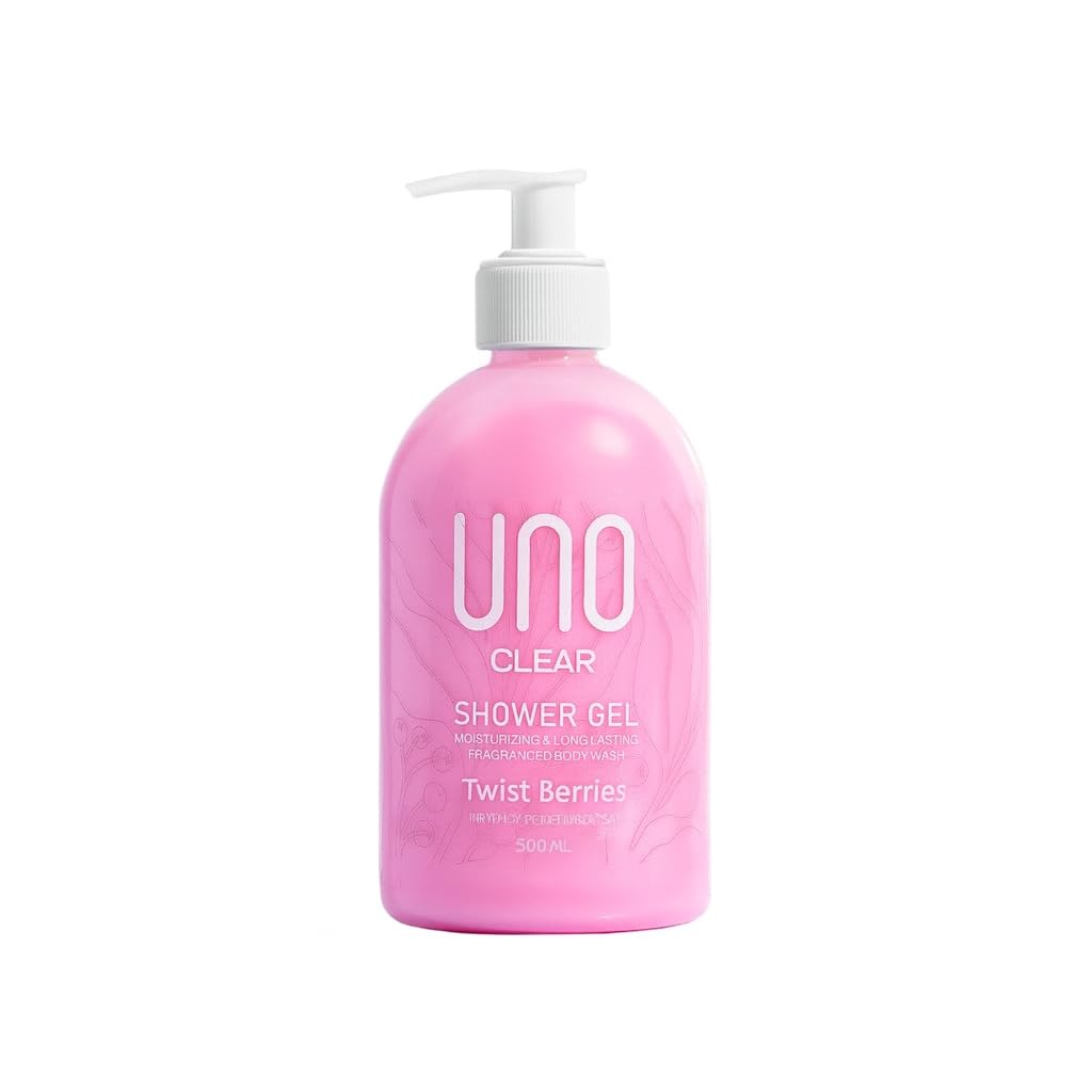 UNO Clear Creamy Shower Gel With The Scent Of Twist Berries - 500 ml
