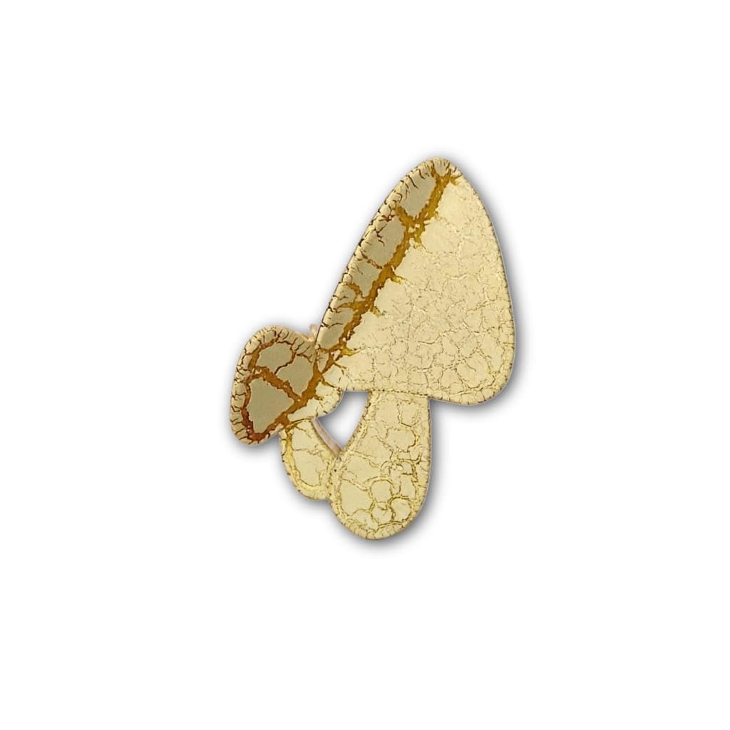 Hair Claw Clip - Butterfly Design with Crackle Finish and Gold Veining Lightweight Fashionable Style Various Colours (model 6)
