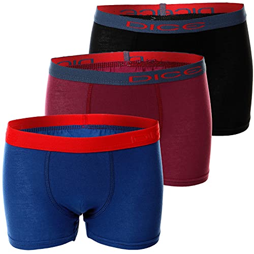 Dice Boxer for Boys, Set of 3 - Multi Color